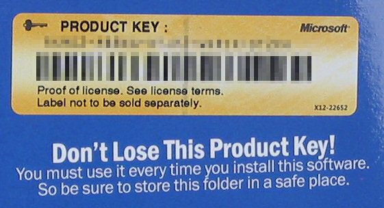 Microsoft 2007 Key Product